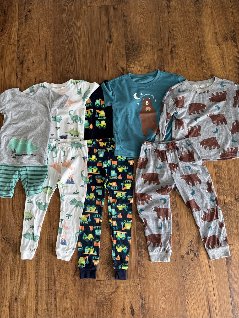 Bundle of boys 5T pajamas, Carter’s, Old Navy